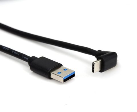 Cablu USB-A 3.2 la USB type C drept/unghi 2m, ku31cze2bk