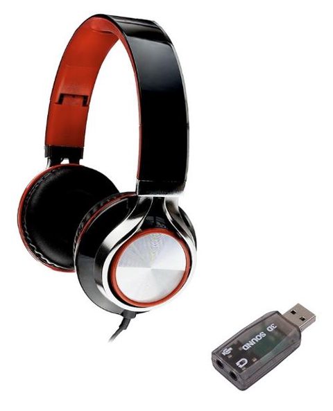 Casti Gaming Spacer SPHS-SILVER-USB, Cu fir, Microfon (Negru/Argintiu)