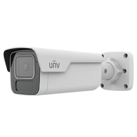 Camera IP seria LightHunter Uniview IPC2B15SS-ADF28K-I1, 5MP, lentila 2.8mm, IR 80m, Microfon, Alarma, Analiza video, IK10, slot card 256GB