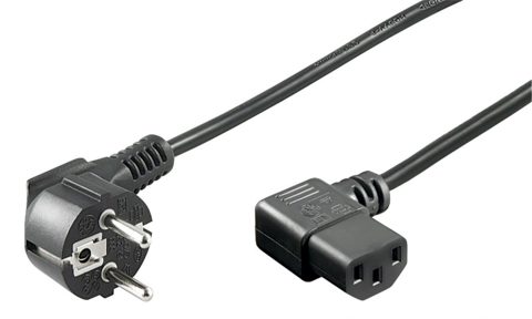 Cablu de alimentare PC C13 230V unghi 90 grade 5m, KPSP5-90