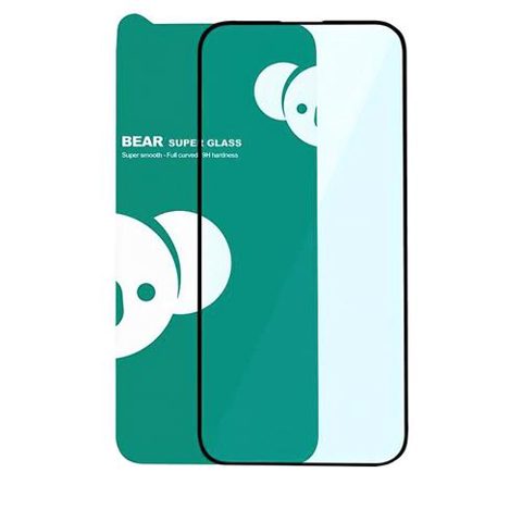 Folie de protectie Ecran Bear Super Hard pentru Apple iPhone Air, Sticla Securizata, Full Glue, 3D