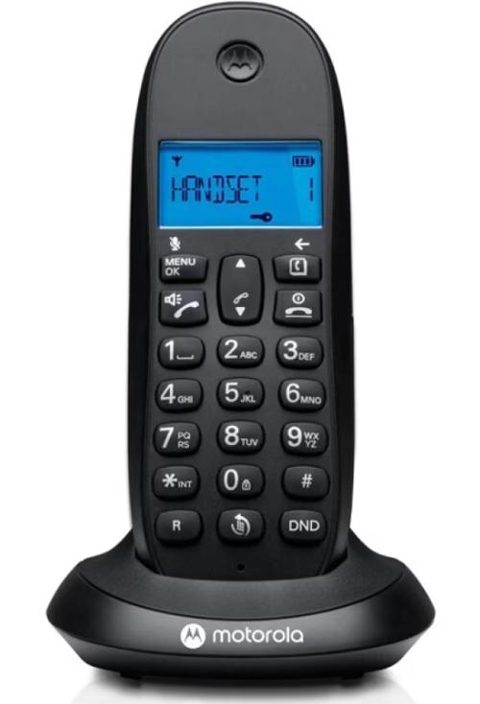 Telefon fix fara fir Motorola C1001CB+ (Negru)