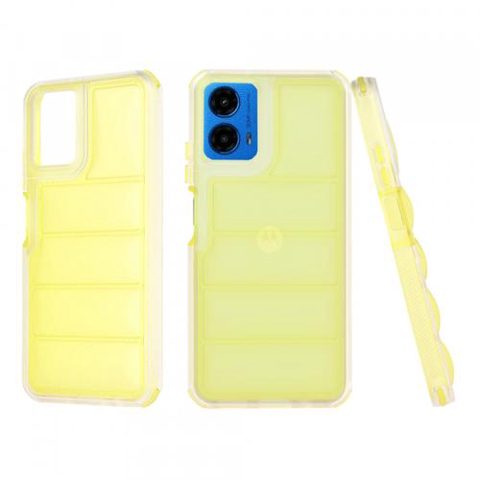 Husa pentru Motorola Moto G45 / G34, Techsuit, Wave Shield, Galbena