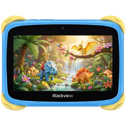 Tableta Blackview Link 1 Kids Mini, Procesor Quad-Core Rockchip RK3562, Ecran IPS 7inch, 3GB RAM, 32GB Flash, 5MP, Wi-Fi, Bluetooth, Android (Albastru)