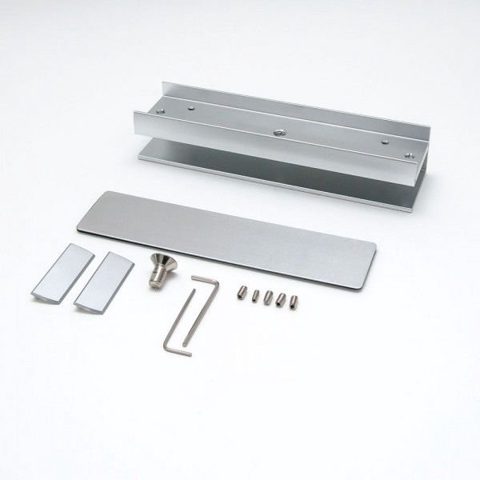 Suport pentru montarea contraplacii magnetilor de 280 Kgf pe usi de sticla MBK-280U