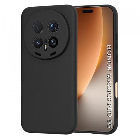 Husa pentru Honor Magic8 Pro, Techsuit, SoftFlex, Neagra