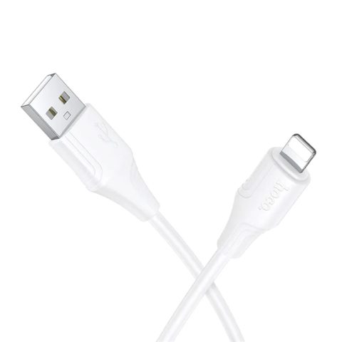 Cablu Date si Incarcare USB-A - Lightning HOCO X124, 27W, 1m, Alb