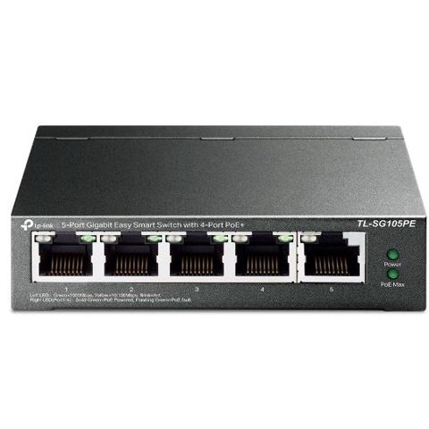 TPL SW 5P-GB EASY-SMART PoE TP-LINK TL-SG105PE