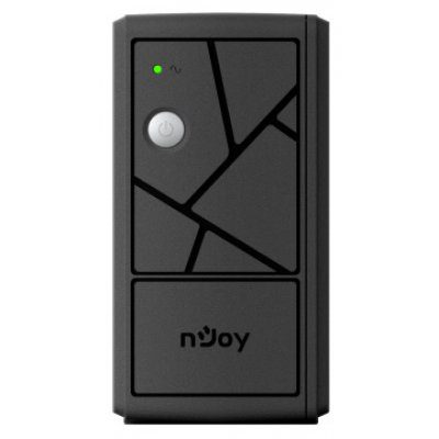 UPS NJOY Keen 600, 600 VA/360W, Line-interactive, 2 Prize Schuko cu Protectie, Repornire Automata, Reglaj Automat al Tensiunii UPLI-LI060KE-CG01B