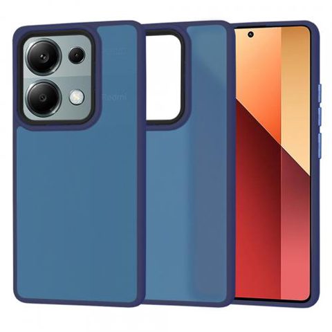 Husa pentru Xiaomi Redmi Note 13 Pro 4G / Poco M6 Pro 4G, Techsuit, HaloFrost, Bleumarin