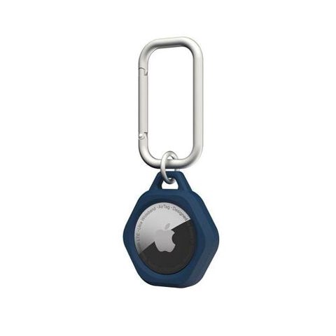 Carcasa de protectie cu carabiniera UAG Scout compatibila cu Apple AirTag, Antimicrobiana, Mallard