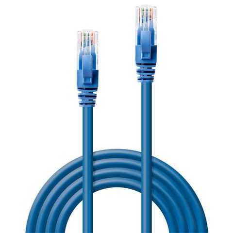 Cablu Lindy 2m Cat.6 U/UTP, Albastru
