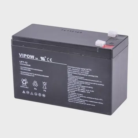 Acumulator gel plumb Vipow, 12 V, 7 Ah