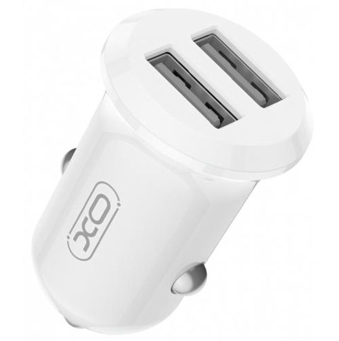 Incarcator Auto XO Design CC67, 12W, 2 x USB-A (Alb)