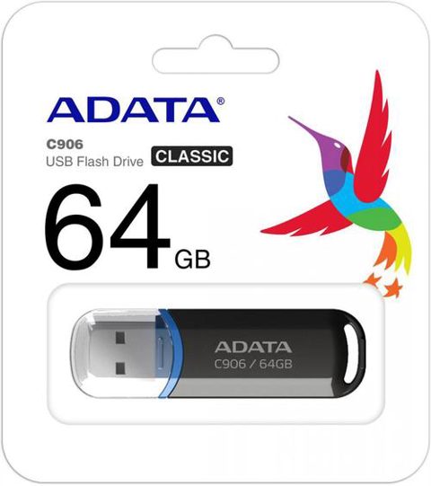 Stick USB A-DATA AC906-64G-RBK