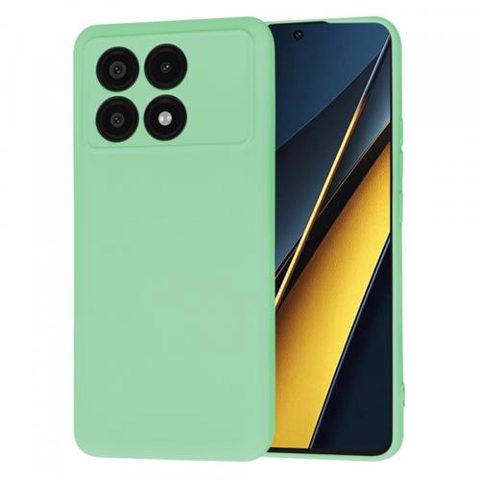 Husa pentru Xiaomi Poco X6 Pro, Techsuit, SoftFlex, Verde Deschis