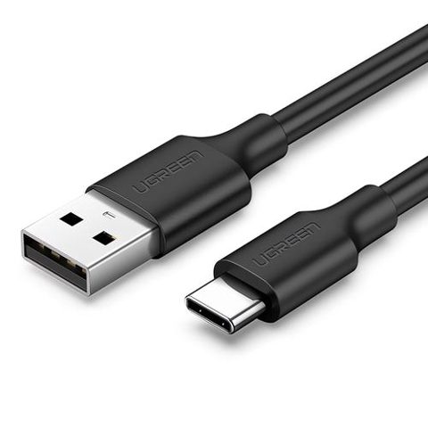 Cablu Date si Incarcare USB la USB Type-C UGREEN US287, 1 m, 3A, Negru