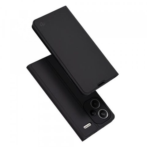 Husa pentru Xiaomi Redmi Note 13 Pro+, Techsuit, Magskin Book, Neagra