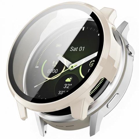 Husa Techsuit Defense360 Pro pentru Garmin Venu 4 45mm (Bej)