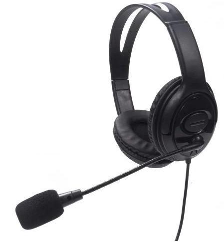 Casti Stereo Tellur Basic PCH2, Microfon, control fir, USB (Negru)