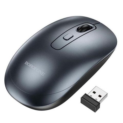 Mouse Borofone BG13 Winner, Wireless 2.4Ghz, 1600dpi (Gri/Negru)