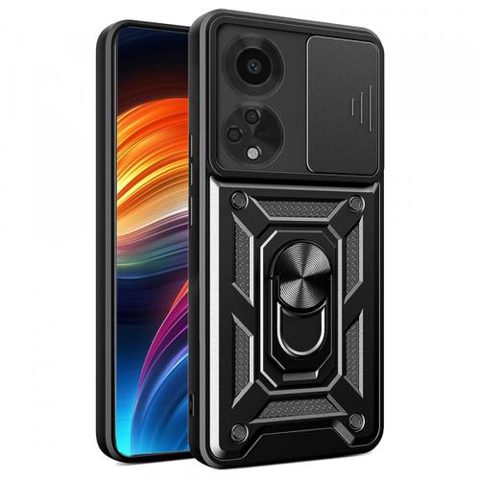 Husa Techsuit CamShield pentru Oppo A98 (Negru)