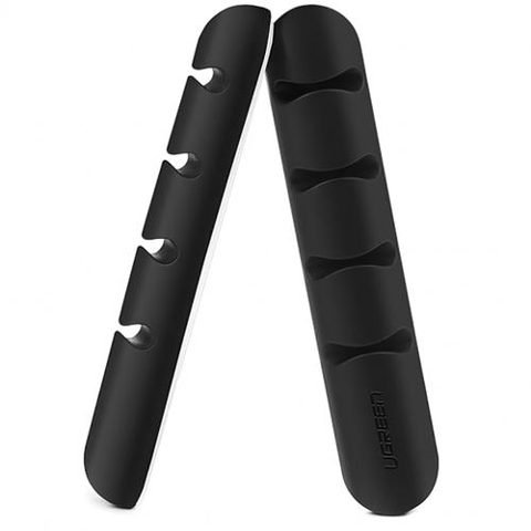 Organizator Cabluri UGREEN, Set 2 bucati, Negru