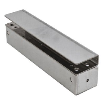 Suport pentru montarea bolturilor electrice la usi de sticla cu rama de sticla