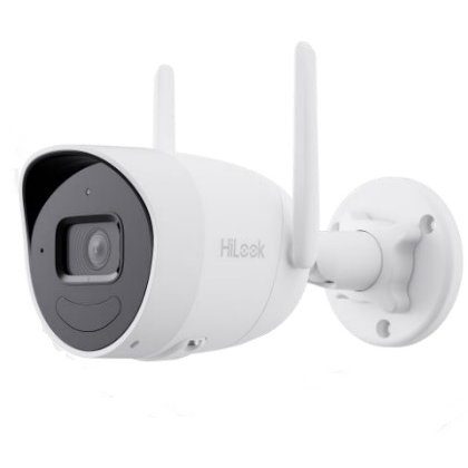 Camera Wifi Hikvision HiLook IPC-B120HA-D/W(W), 2MP, lentila 2.8mm, IR 30m, microfon, difuzor, IP66