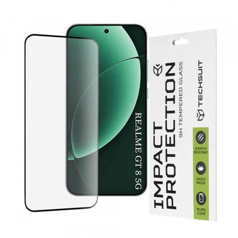 Folie de protectie Ecran Techsuit pentru Realme GT 8 Pro, Sticla Securizata, 111D