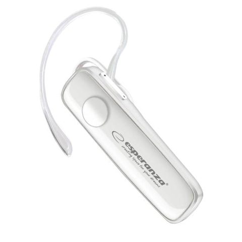 Casca Mono Wireless in-ear Esperanza Celebes EH184W, Bluetooth v.4.2, Hands Free, conexiune multipoint (Alb)