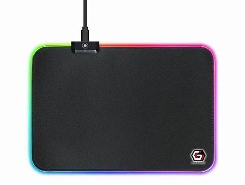 Mouse Pad Gembird MP-GAMELED-M Gaming LED, M, 250mm x 350mm x 4mm (Negru)