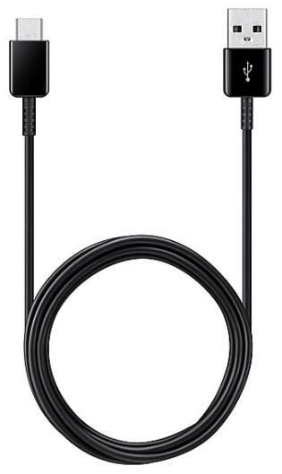 Cablu de date Samsung EP-DG930MBEGWW, USB Type-C, 1.5m, 2 bucati (Negru)