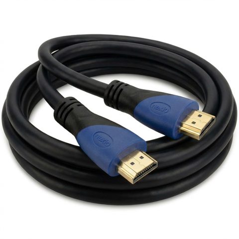 Cablu HDMI Nexio NX-VN-HD04-1M, V1.4, tata-tata, 4K@30hz, 1080P, High Speed Ethernet, contacte aurite, 1m, Negru