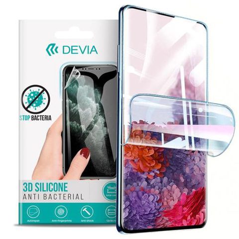 Folie Silicon Devia DVFSOA545G pentru Oppo A54 5G (Tansparent)