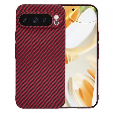 Husa Techsuit Carbonite FiberShell pentru Google Pixel 9 Pro, Rosie