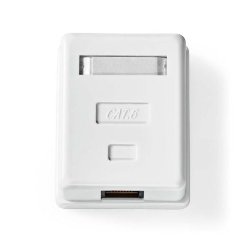 Priza aplicata RJ45 1 port UTP CAT6, Nedis CCGP89100WT