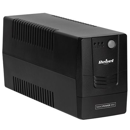 UPS REBEL NANOPOWER 850 (850VA/480W), RB-4021, include un acumulator 12v 9Ah