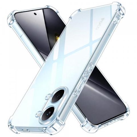 Husa pentru Xiaomi Poco X8 Pro Max, Techsuit, Shockproof Clear, Transparenta