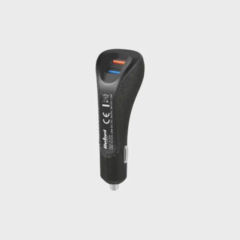 Incarcator auto 2 x USB Rebel, functie Quick Charge 3.0, 5100 mAh, 15 W
