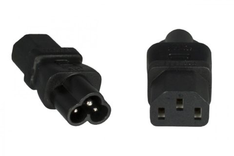 Adaptor alimentare IEC C13 la C6 M-T, kpsr-02