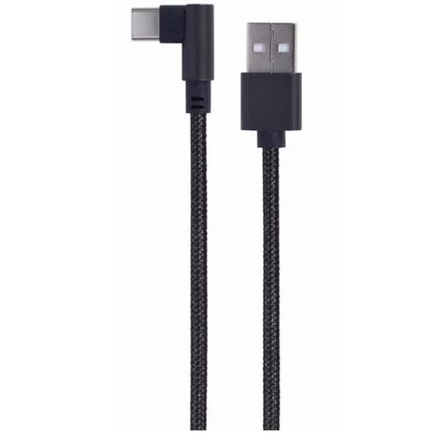 Cablu alimentare si date Gembird, USB 2.0 (T) la USB 2.0 Type-C (T), 0.2m, Negru, CC-USB2-AMCML-0.2M