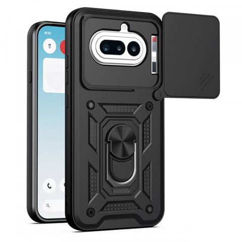 Husa pentru Nothing Phone (4a), Techsuit, CamShield, Negru