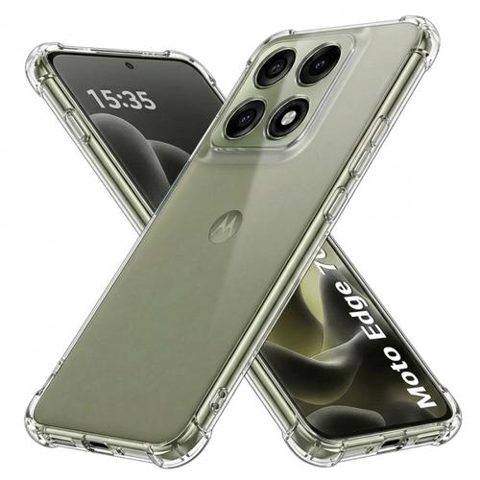 Husa pentru Motorola Edge 70 Pro, Techsuit, Shockproof Clear, Transparent