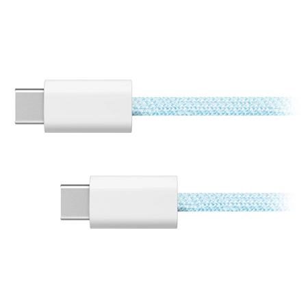 Cablu de date Kruger&Matz KM1272-1.5BL, TYPE C - TYPE C, 100W, 1.5 m (Albastru)