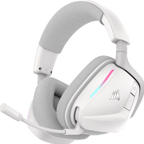 Casti Gaming Corsair Void Elite V2, Wireless 2.4 GHz, Bluetooth, USB (Alb)