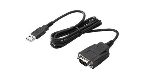 Cablu HP J7B60AA, USB - Serial Port, 1.2m, Negru
