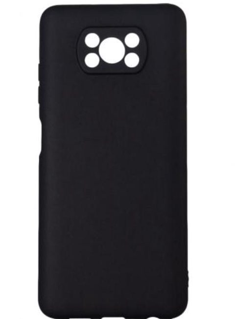 Protectie pentru spate Spacer pentru Xiaomi Pocophone X3 Pro 5G, Negru