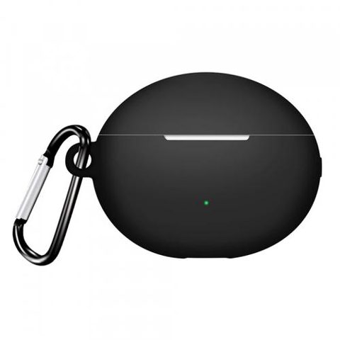 Husa Techsuit Silicone pentru Huawei FreeBuds 6i, Neagra