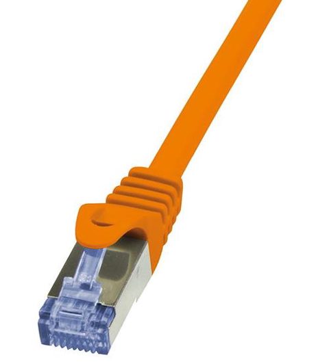 Cablu S/FTP LogiLink CQ3068S, Cat.6A, Patchcord (Portocaliu)